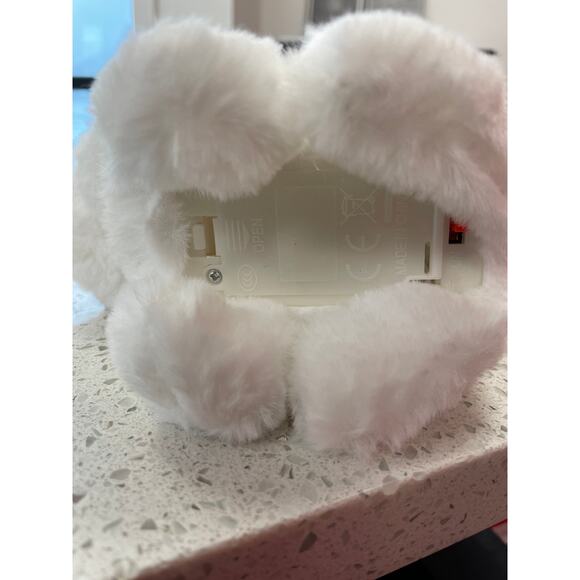 Electronic Bunny Plush with Hopping & Talking Action Gift for Kids Ages 3+White - Picture 5 of 5